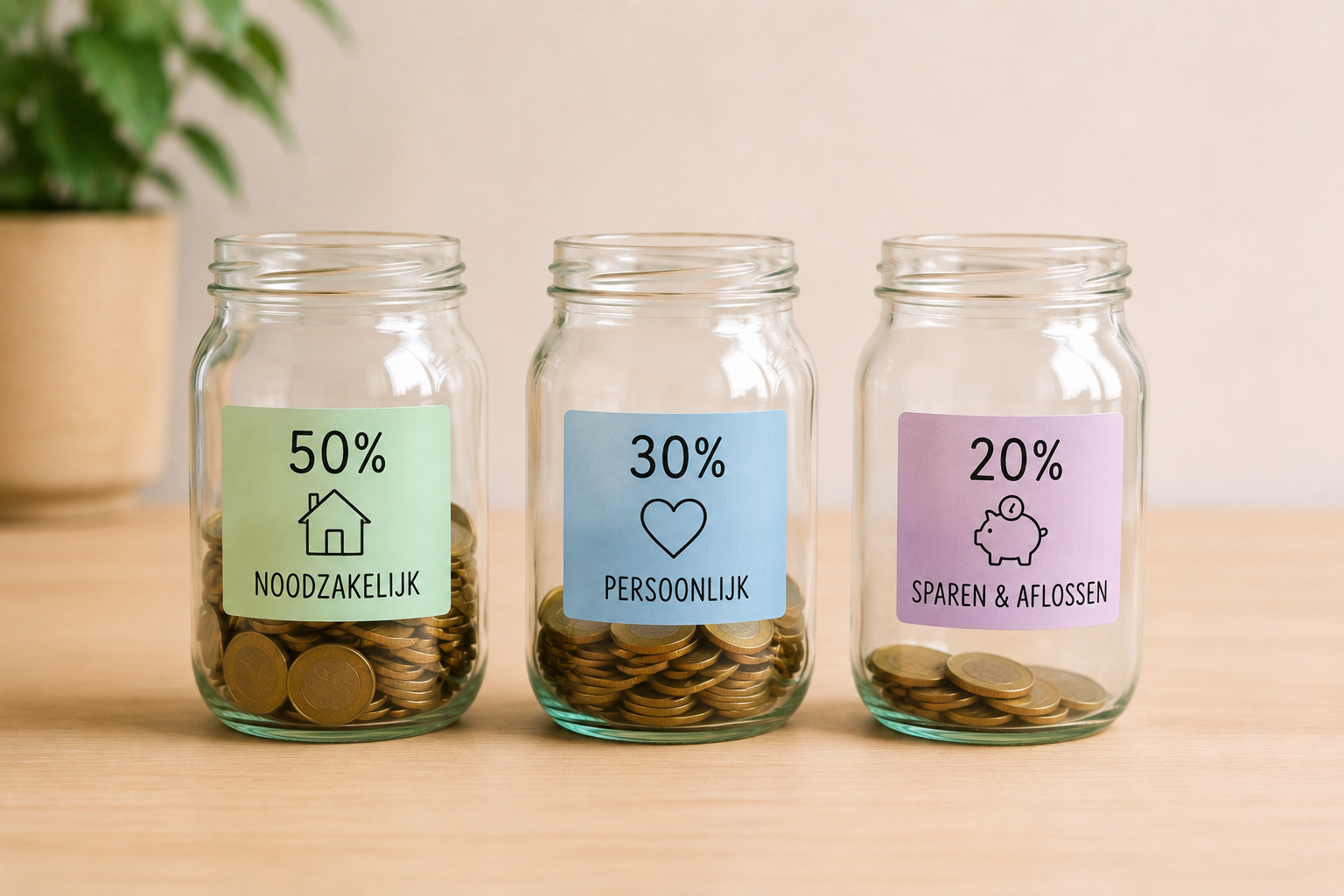 De 50/30/20-regel uitgelegd: zo verdeel je je salaris slim